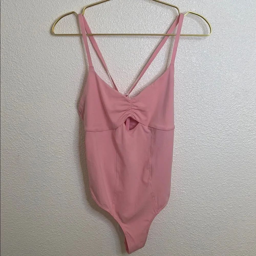Colsie Pink Bodysuit- Size large